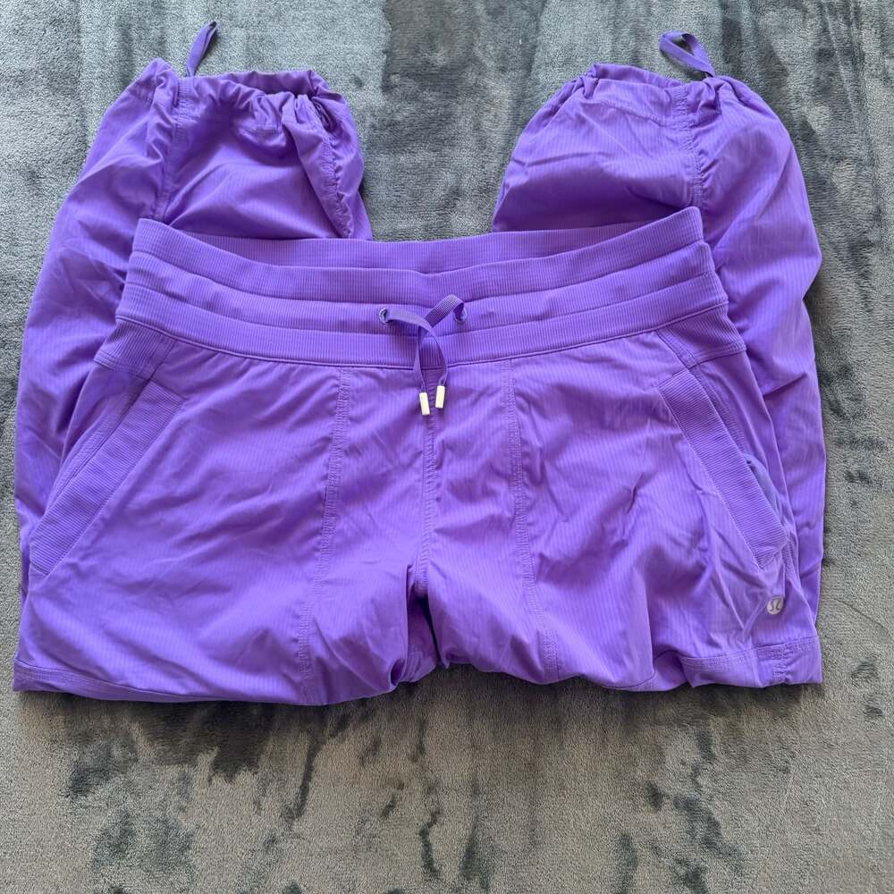 Lululemon Dance Studio Crop Purple Size 8